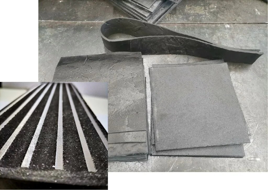 Elastomeric bearing pad 4 material da almofada de rolamento laminada